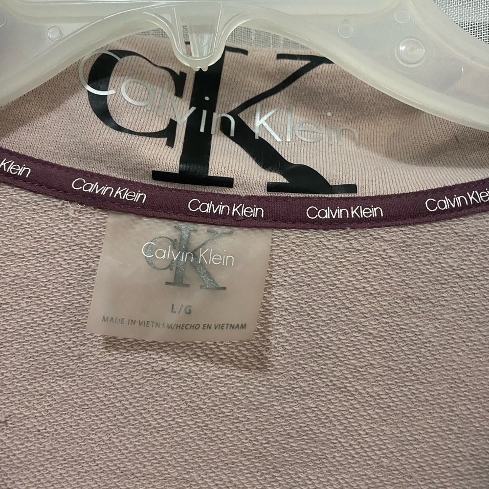 Women Calvin Klein Pink Jacket size Large - Picture 6 of 8